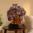 Amethyra Gemstone Bonsai Tree – Calm & Positive Energy Décor Peace & Spiritual Healing Symbol (16.5 Inch, 4.720 kg)