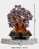 Amethyra Gemstone Bonsai Tree – Calm & Positive Energy Décor Peace & Spiritual Healing Symbol (16.5 Inch, 4.720 kg)